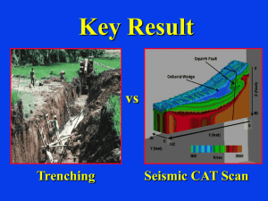 Seismic CAT Scan of an Ancient Earthquake on the Oquirrh Fault