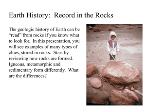 Earth's Formation Power Point
