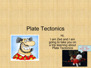 Plate Tectonics - Sunset Ridge Middle School Earth Science