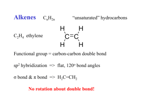 Alkenes, Syntheses