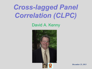 Cross-lagged Panel Correlation