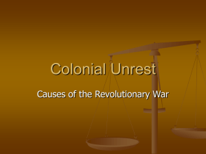 Colonial Unrest PP