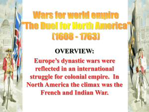 French and Indian War / Causes of Revolution