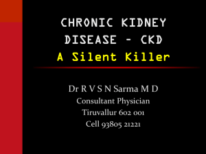 CKD by Dr. Sarma