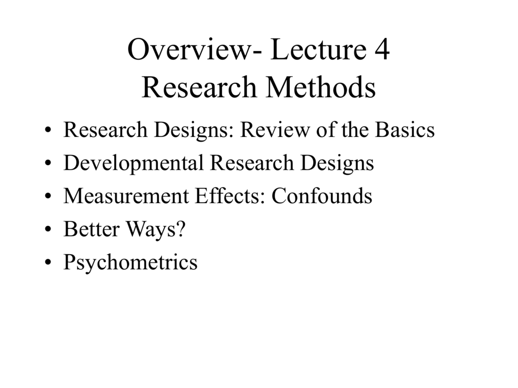 Overview Lecture 4 Research Methods,Coursera Graphic Design Assignment