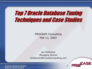 Top 7 Oracle Database Tuning Techniques and Case Studies