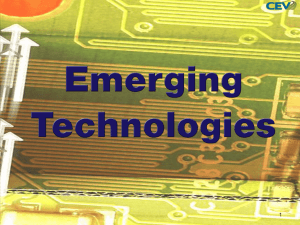 Emerging Technologies PPT - Coach Davis' BIM 1 Website