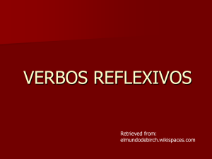 Spanish “-GO” Verbs & Reflexives Capítulo 1, página 14