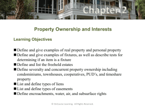 North Carolina Real Estate - PowerPoint - Ch 02