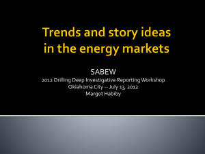 Trends and story ideas in the energy markets