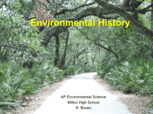 Environmental History - Fulton County Schools