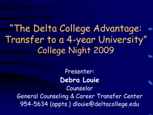 DeltaCollegeAdvantage - San Joaquin Delta College