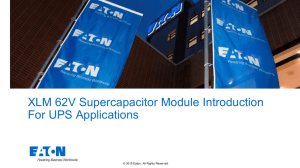 2015 May - XLM Supercapacitor Module for UPS (1)