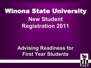 12 sh - Winona State University