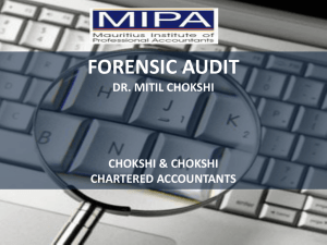 Forensic-Audit - Mauritius Institute of Professional Accountants