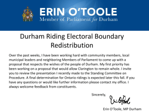 Request #1 - Erin O'Toole | Member of Parliament for Durham