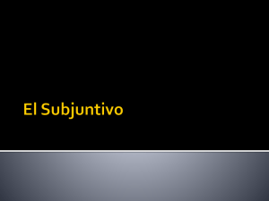 El Subjuntivo-SP2010