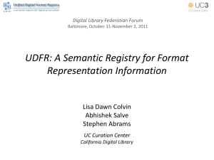 A Semantic Registry for Format Representation Information