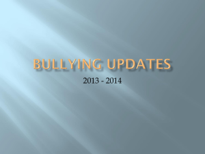 bullying updates - Dallas Independent School District