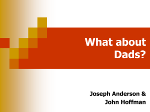 What about Dads? - The Early Childhood Technical Assistance Center