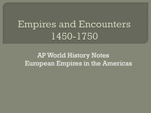 Empires and Encounters 1450-1750