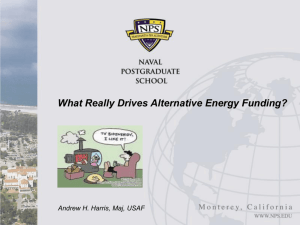 Andrew Harris -- Alternative Energy Funding