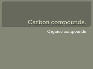 Carbon compounds.
