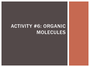Organic Molecules ppt