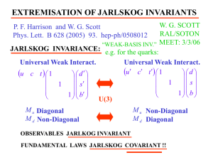 Extremmisation of Flavour-Symmetric Jarlkog Invariants