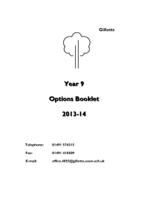Options booklet - FINAL MASTER COPY
