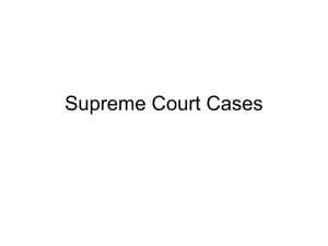 Supreme Court Cases
