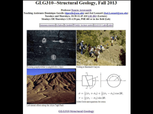 GLG310_Lecture7_Force - GLG310-