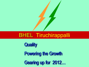 Gearing up for 2012 - BHEL Power Sector: Document Manager