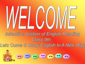 english reader - Cheema Jodhpur School Website