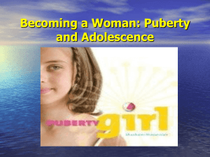 Becoming a Woman Lecture Four