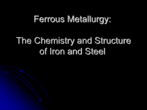 Ferrous Metallurgy - UK Centre for Materials Education