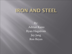 Iron and Steel - WordPress.com