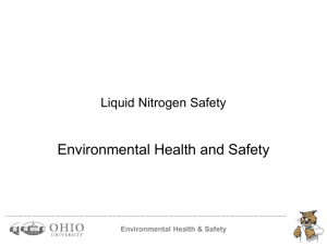 Liquid Nitrogen Safety