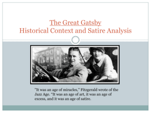 Gatsby Introduction and Essay
