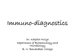 Immuno-diagnostics