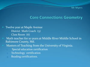 Core Connections Geometry Pwr Point