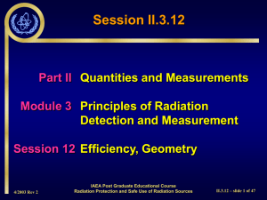 Session II312 Efficiency Geometry etc