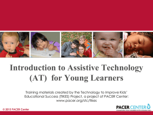 Introduction to Assistive Technology for Young