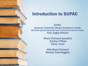 SUPAC Services