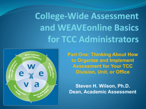 Administrative Unit Assessment Primer Part 1