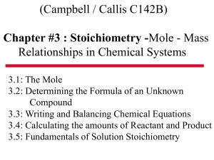 Lectures on Chapter 3, Part 1 Powerpoint 97 Document