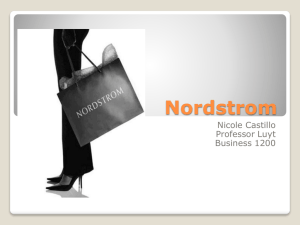 Nordstrom's Presentation