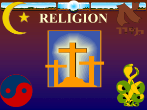 A Sociological Analysis of Religion