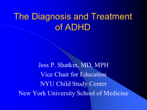 ADHD - American Academy of Child and Adolescent Psychiatry