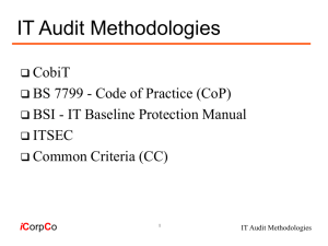 Audit Methodologies